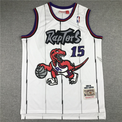 Vince CARTER Classic fehér Toronto Raptors mez (KÉSZLETEN)