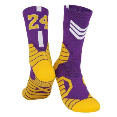 Kobe BRYANT lila #24 zokni
