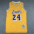 Kobe BRYANT 2007-08 sárga Los Angeles Lakers mez #24