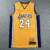 Kobe BRYANT Retire sárga Los Angeles Lakers mez #24