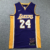 Kobe BRYANT Retire lila Los Angeles Lakers mez #24