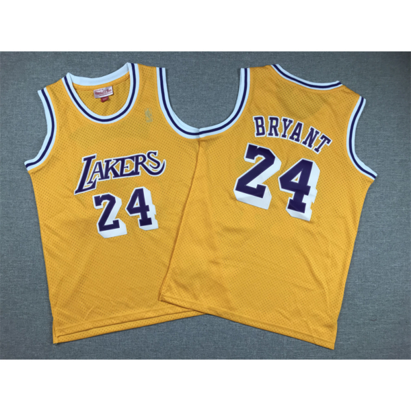 Kobe BRYANT sárga Los Angeles Lakers mez #24 (GYEREK)