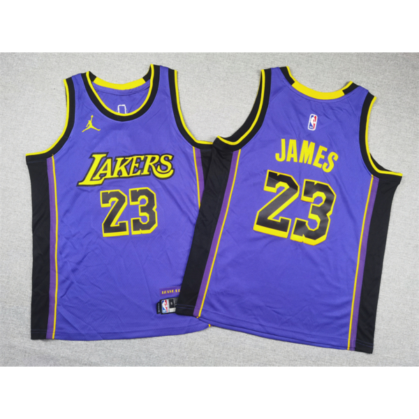Lebron james lila Lakers mez (GYEREK)