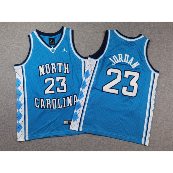 Michael JORDAN kék North Carolina mez (GYEREK)