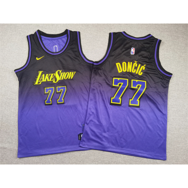 Luka DONCIC 2024 city edition Los Angeles Lakers mez (GYEREK)
