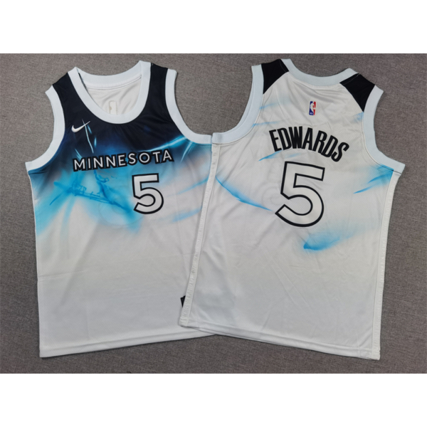 Anthony EDWARDS 2024 city edition Minnesota mez (GYEREK)