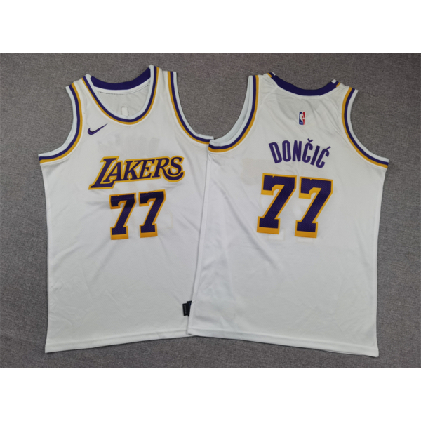 Luka DONCIC fehér Los Angeles Lakers mez (GYEREK)