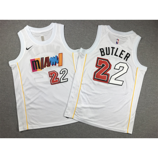 Jimmy BUTLER 2022 City Edition Miami Heat mez (GYEREK)
