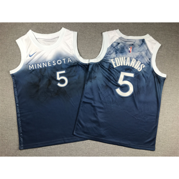 Anthony EDWARDS 2023 City Edition Minnesota Timberwolves mez (GYEREK)