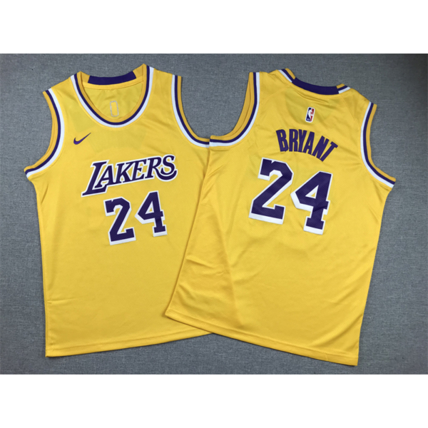 Kobe BRYANT Sárga Lakers mez #24 (GYEREK)