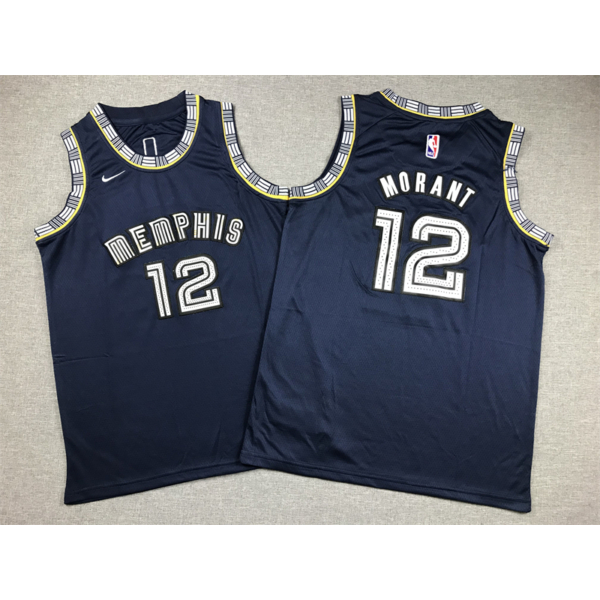 Ja MORANT 2021 City Edition Memphis Grizzlies mez (GYEREK)