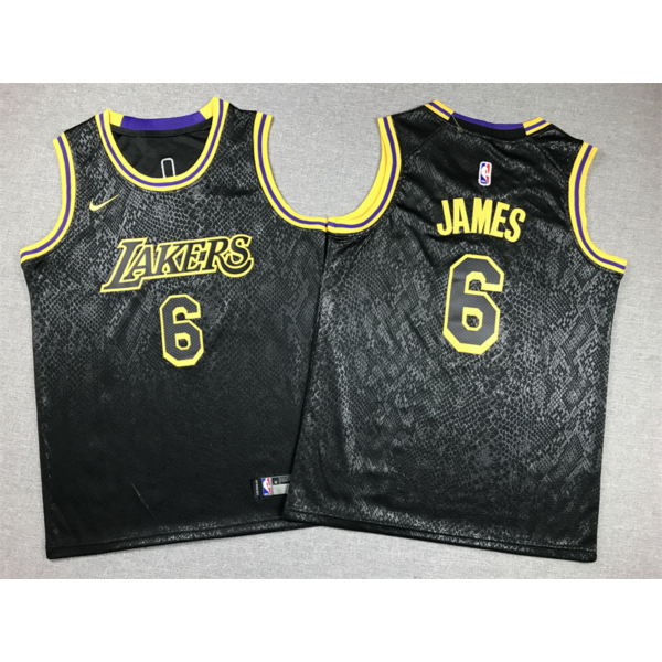 Lebron JAMES Mamba Lakers mez #6 (GYEREK)