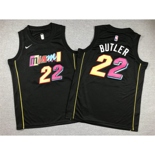 Jimmy BUTLER 2021 City Edition Miami Heat mez (GYEREK)