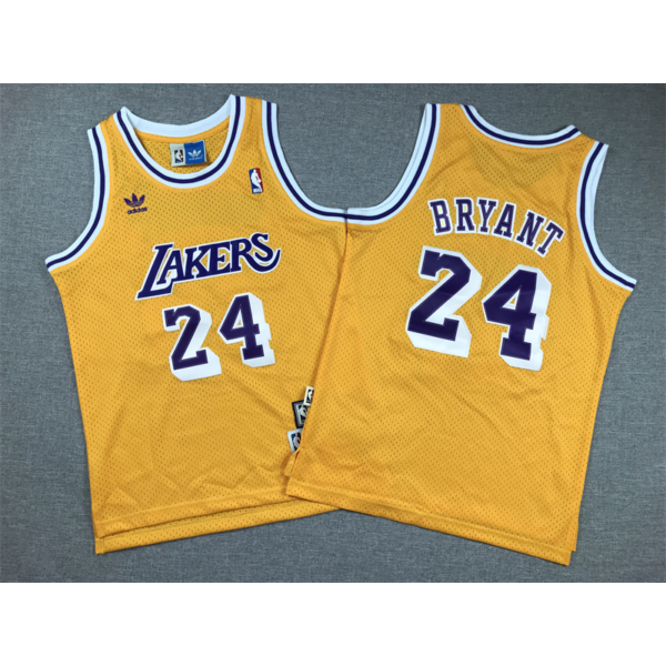 Kobe BRYANT sárga Los Angeles Lakers mez #24 (GYEREK)