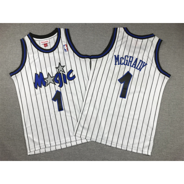 Tracy McGRADY fehér Orlando Magic mez (GYEREK)