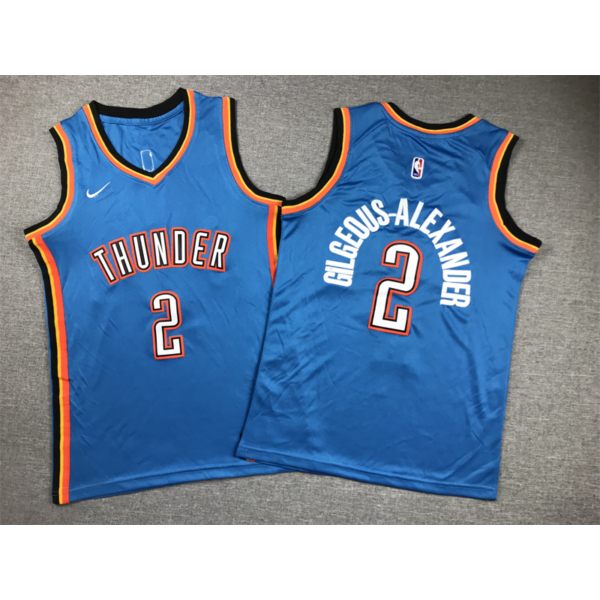 Shai GILGEOUS-ALEXANDER kék Oklahoma City Thunder mez (GYEREK)