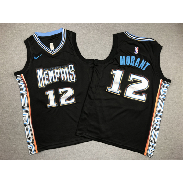 Ja MORANT 2022 City Edition Memphis Grizzlies mez (GYEREK)