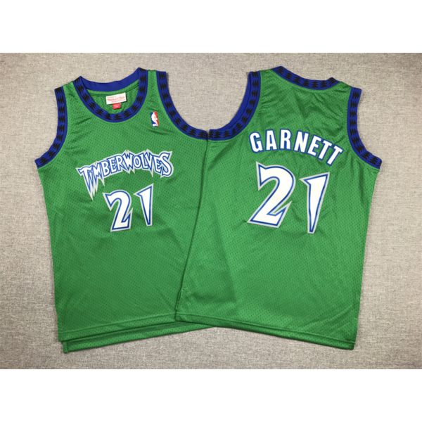 Kevin GARNETT zöld Minnesota Timberwolves mez (GYEREK)