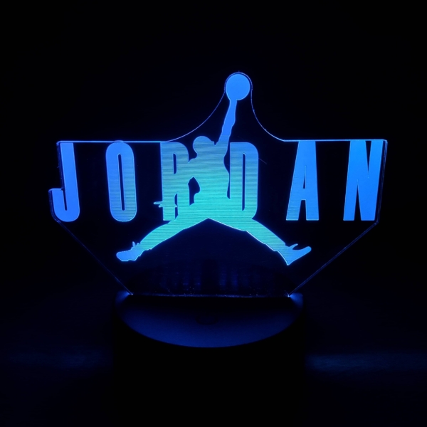 jordan 3d led lampa
