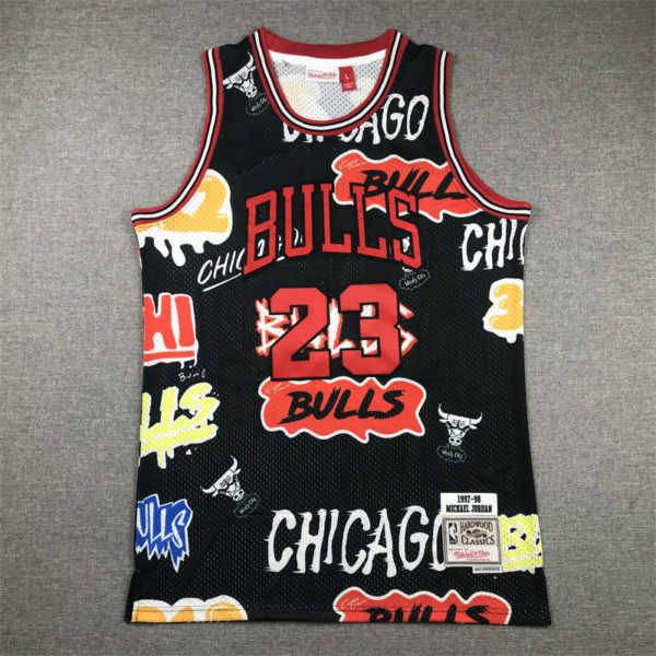 Michael JORDAN Grafiti Edition Bulls vintage mez