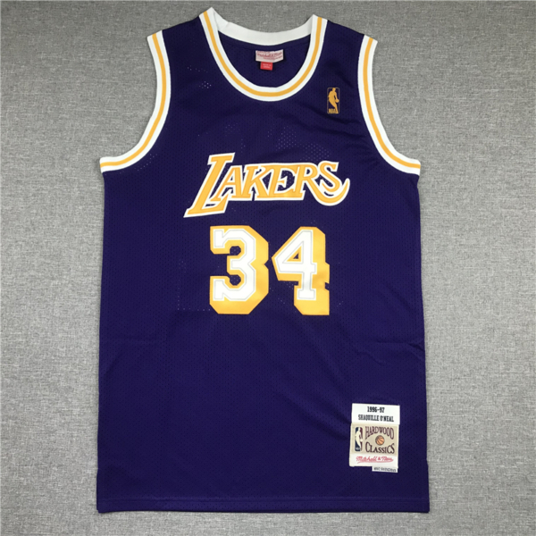 Shaquille O’NEAL 1996-97 lila Los Angeles Lakers mez