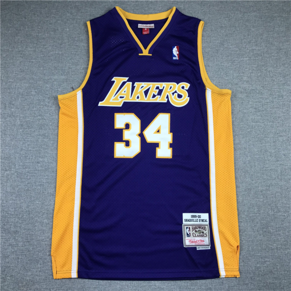 Shaquille O’NEAL 1999-00 lila Los Angeles Lakers mez