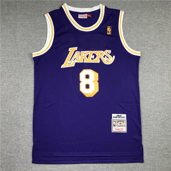 Kobe BRYANT 1996-97 away Los Angeles Lakers mez #8