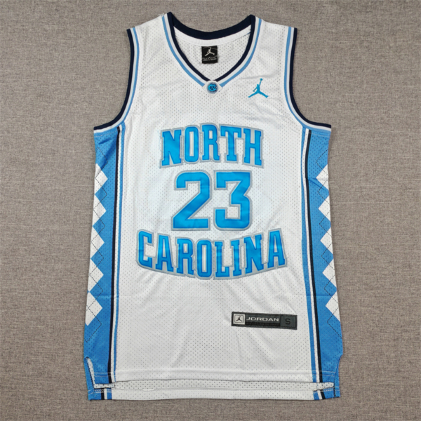 Michael JORDAN fehér North Carolina vintage mez