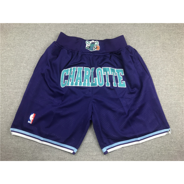 Charlotte Hornets Classic Just Don zsebes kosaras rövidnadrág
