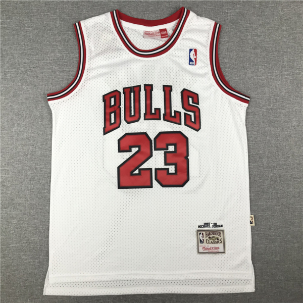 Michael JORDAN fehér Chicago Bulls vintage mez