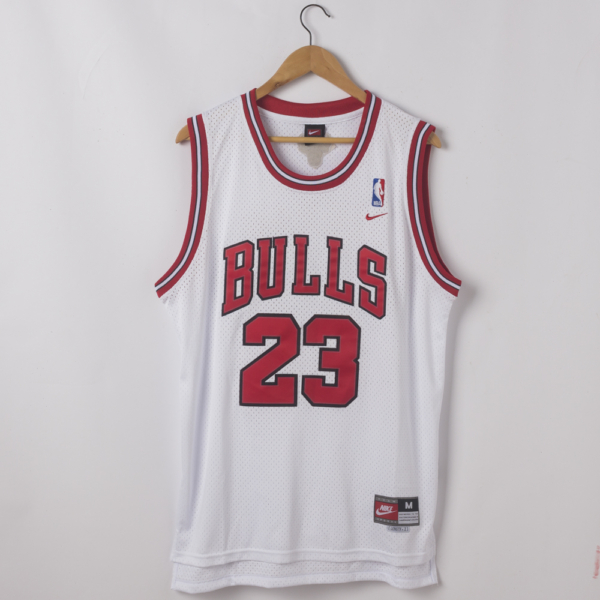 Michael JORDAN fehér Chicago Bulls vintage mez
