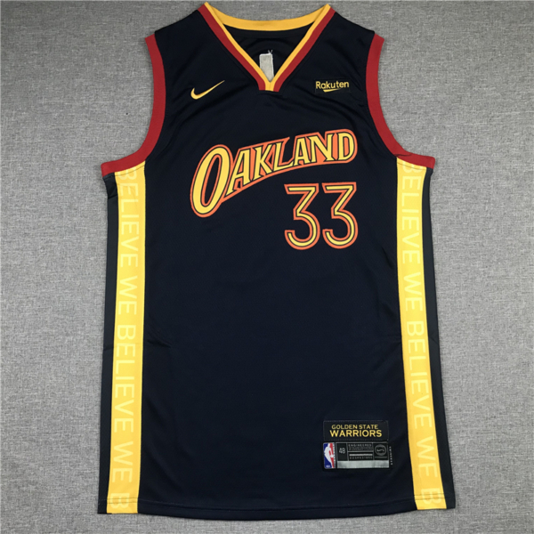 James WISEMAN 2020-21 City Edition Golden State Warriors mez
