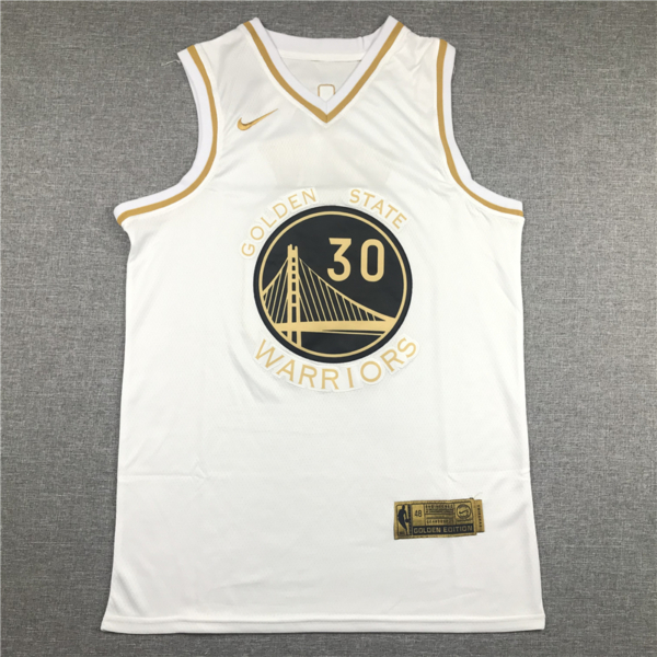 Stephen CURRY fehér Golden Edition Golden State Warriors mez