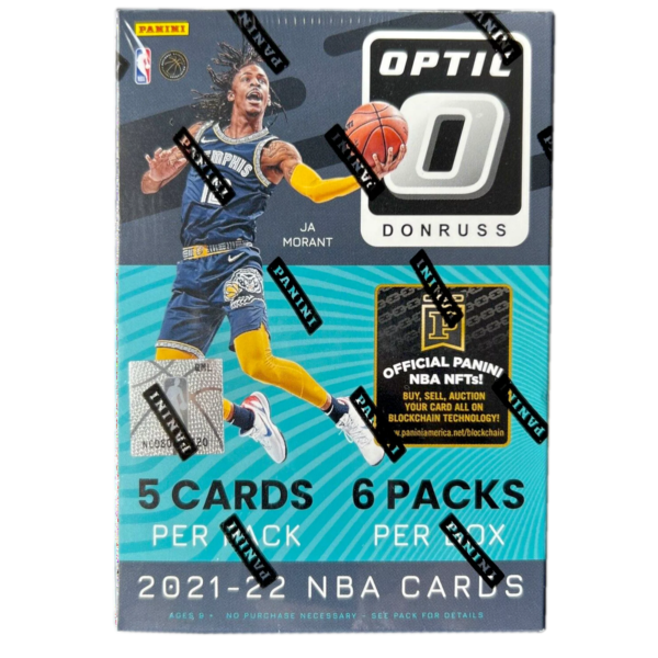 2021-22 Panini DONRUSS OPTIC Blaster Box kosaras kártya (6 csomag)