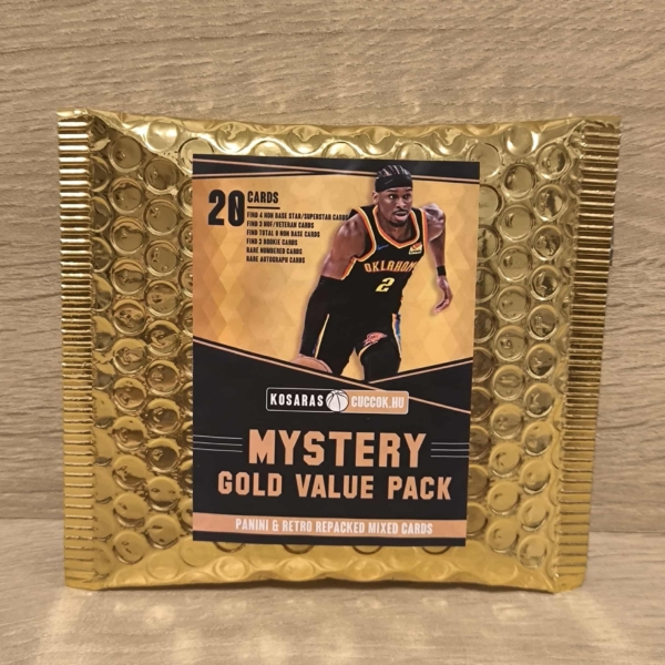 2025 Kosarascuccok Mystery GOLD VALUE Pack kosaras kártya (1 csomag) 
