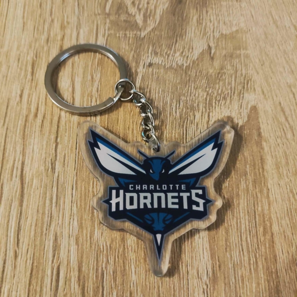 Charlotte HORNETS kulcstartó