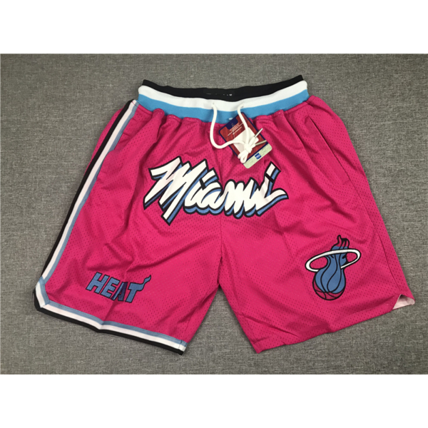 Miami Heat Pink Edition Just Don zsebes kosaras rövidnadrág