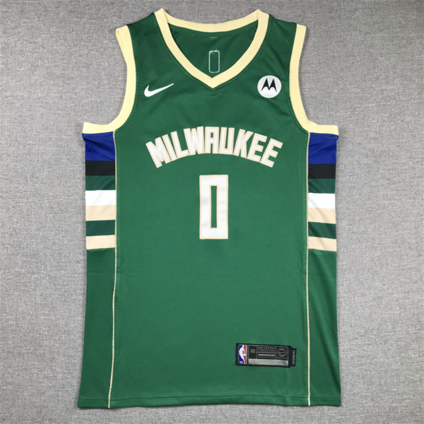 Damian LILLARD zöld Milwaukee Bucks mez