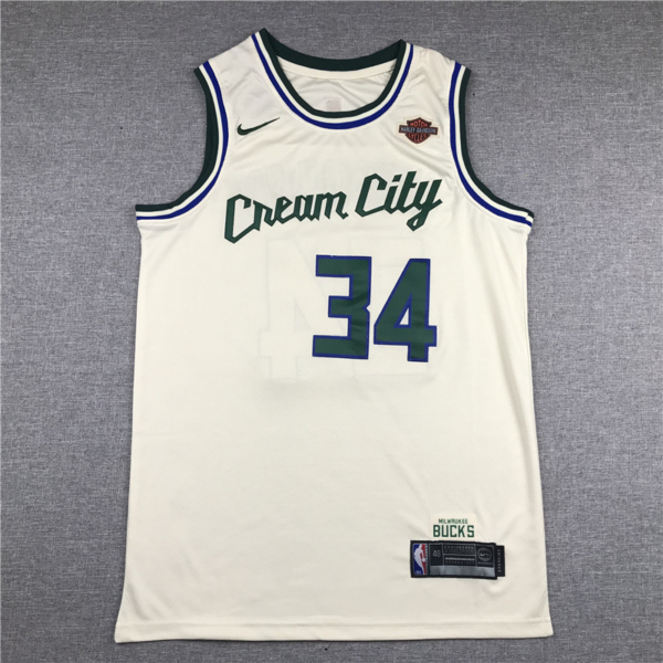 Giannis ANTETOKOUNMPO 2019-20 City Edition Milwaukee Bucks mez