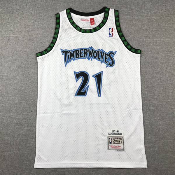 Kevin GARNETT fehér Minnesota Timberwolves mez