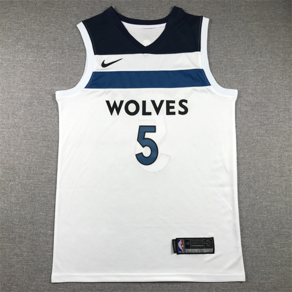 Anthony EDWARDS 2023 fehér Minnesota Timberwolves mez
