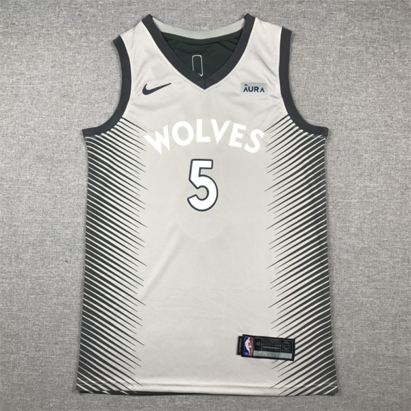 Anthony EDWARDS szürke Minnesota Timberwolves mez