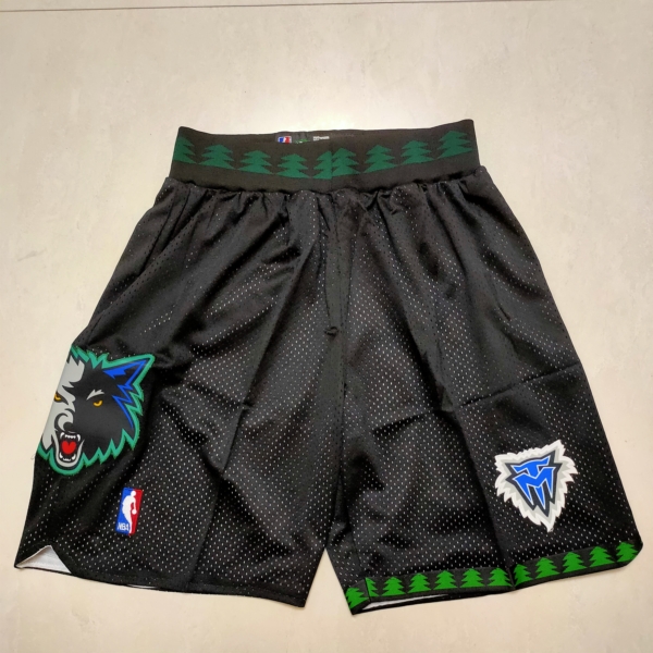 Minnesota Timberwolves Classic fekete kosaras rövidnadrág