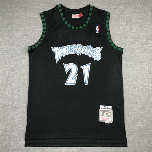 Kevin GARNETT Classic fekete Minnesota Timberwolves mez