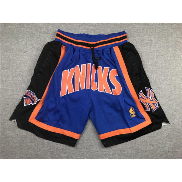 New York Knicks Classic kék Just Don zsebes kosaras rövidnadrág