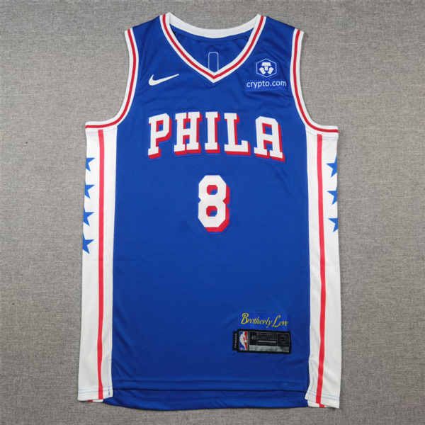 Paul GEORGE 2024 kék Philadelphia Sixers mez