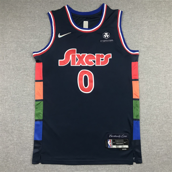 Tyrese MAXEY 2021-22 City Edition Philadelphia 76ers mez