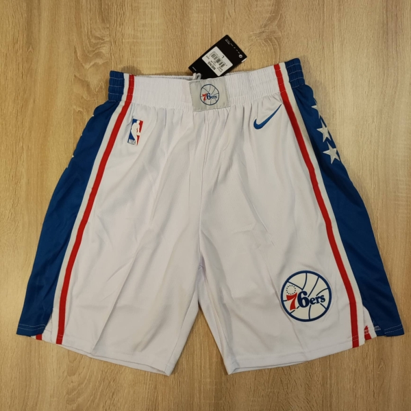 Philadelphia 76ers New Era fehér kosaras rövidnadrág