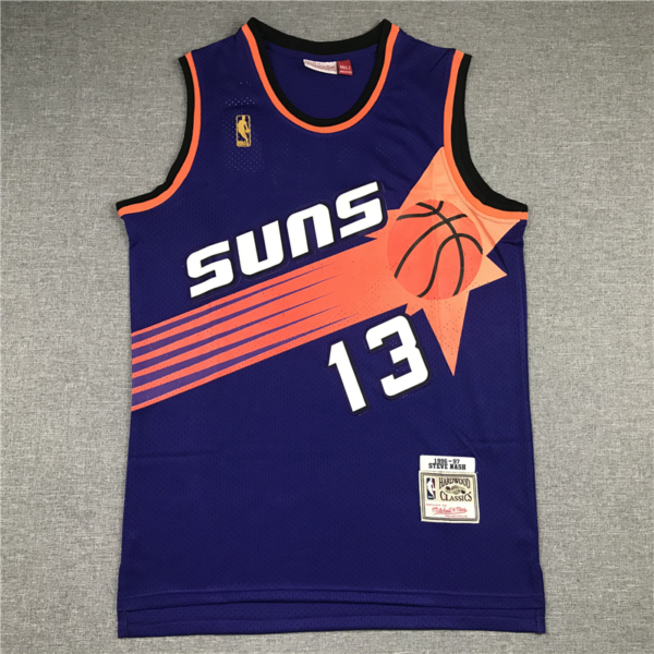 Steve NASH 1996-97 classic lila Phoenix Suns mez