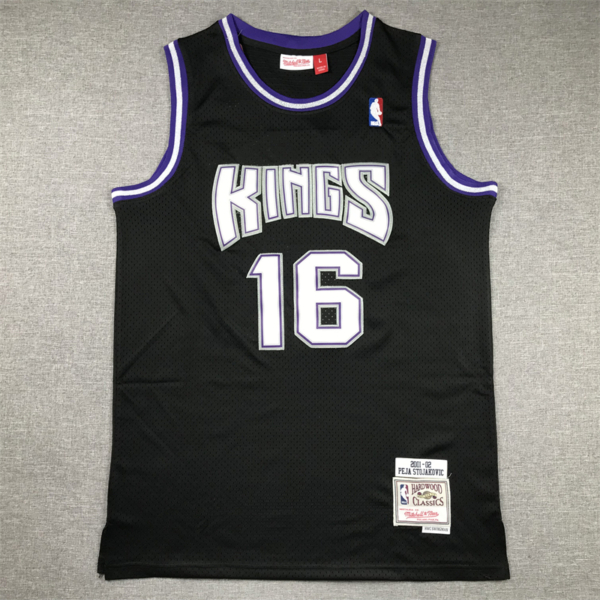 Peja STOJAKOVIC 2001-02 Classic fekete Sacramento Kings mez
